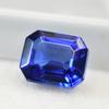 Natural Blue Tanzanite Loose Gemstone 11×9 Mm Emerald Cut 7.35 Ct for Jewelry Making and Crafts