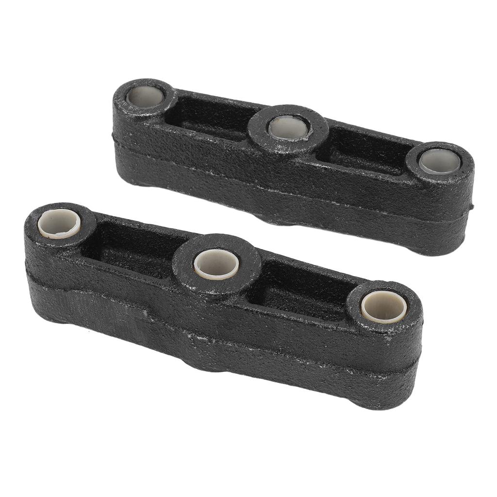 2PCS 5 12in Straight Leaf Spring Equalizer Bar Cast Iron EQ R2 for Trailer Axle Double Eye Style