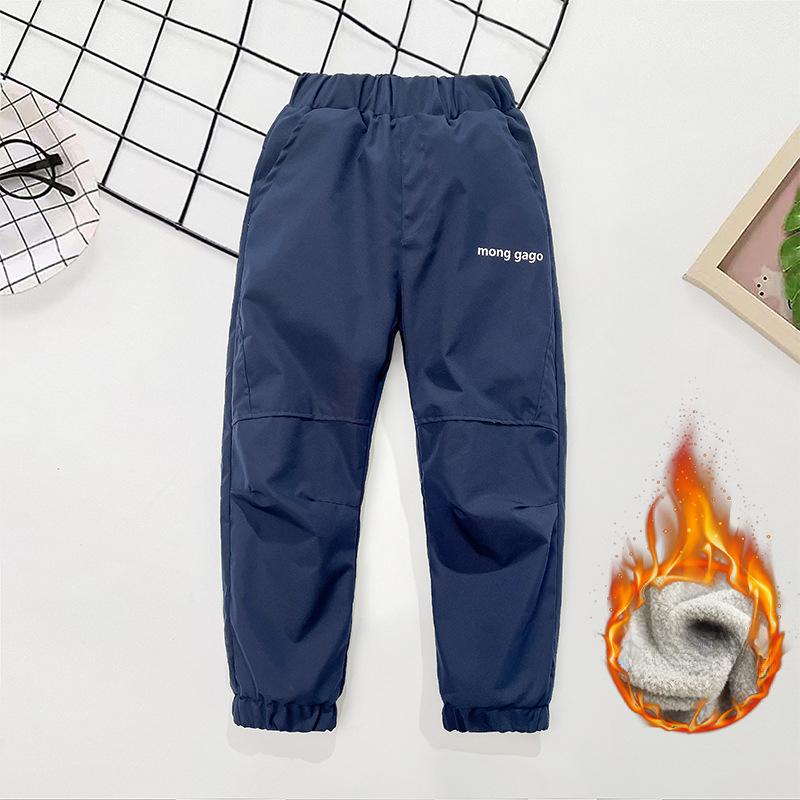 

Спортивные брюки для мальчиков Assault, осенне-зимние повседневные детские ветрозащитные и дышащие брюки для походов, водонепроницаемые цельные бархатные брюки софтшелл 130