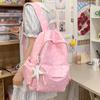 Schoolbag Korean version ins college style printed backpack female simple sweet backpack large capacity campus student lightweight schoolbag