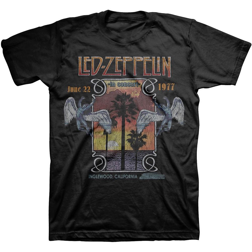 Men's Led Zeppelin Inglewood T-shirt X-Large Black