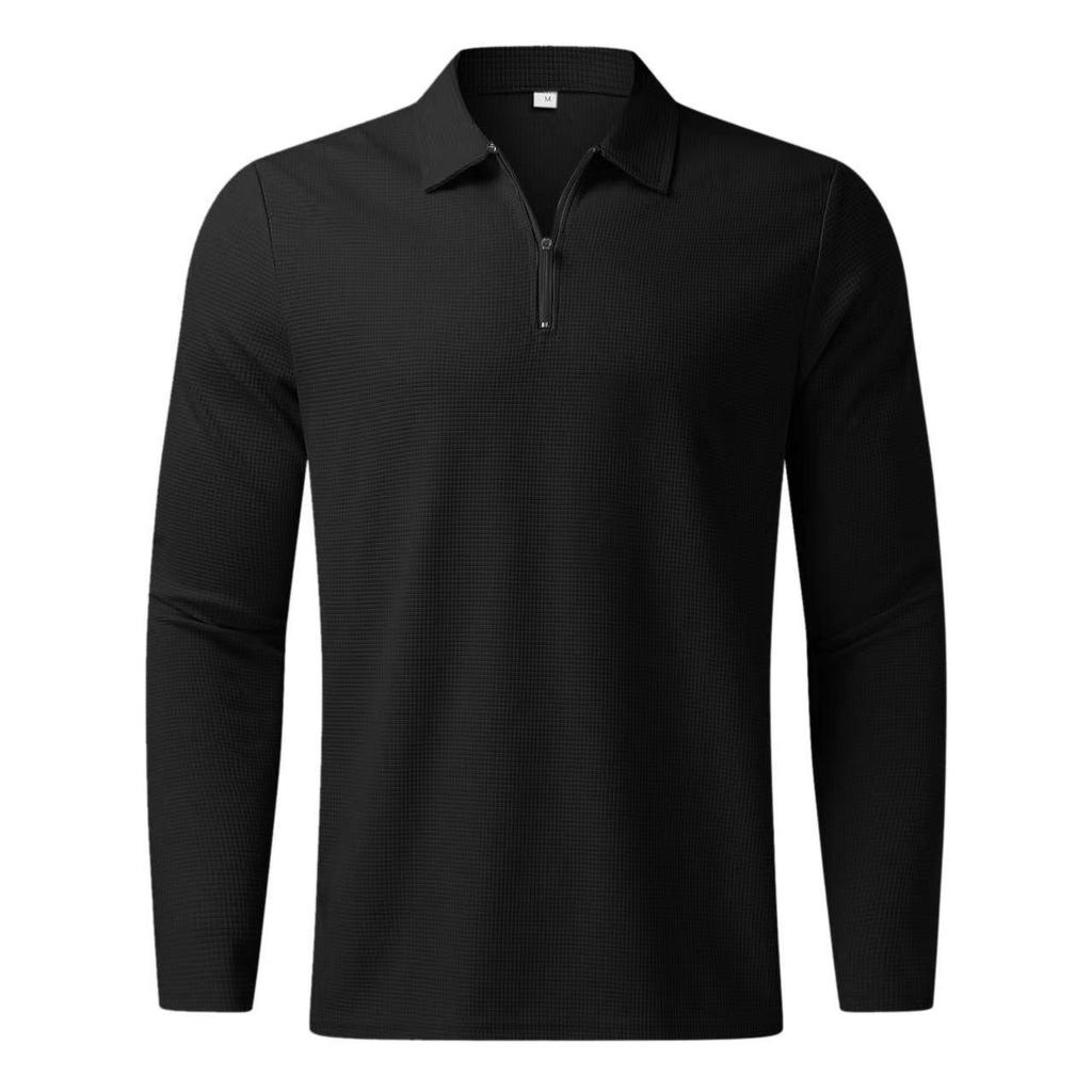 Men's Summer Two-Piece Set: Long Sleeve Shirt and Long Pants for Sports and Leisure