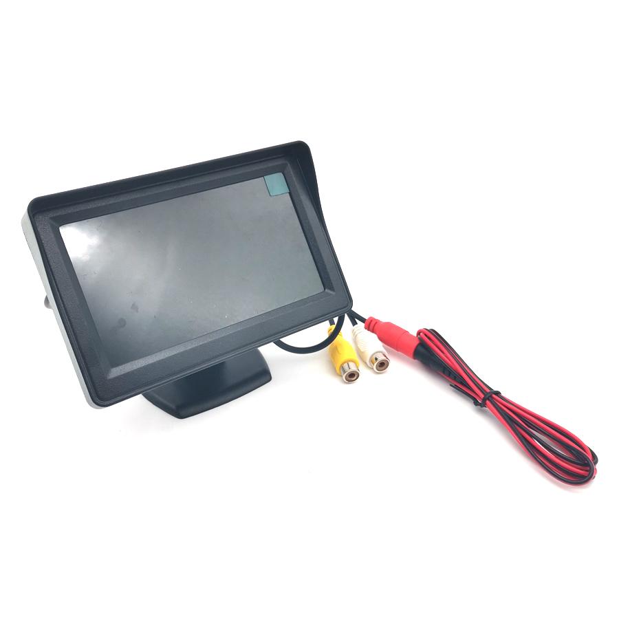 4.3" LCD Car Mirror Monitor Display Screen 2 Way Video For Car Rearview Monitors