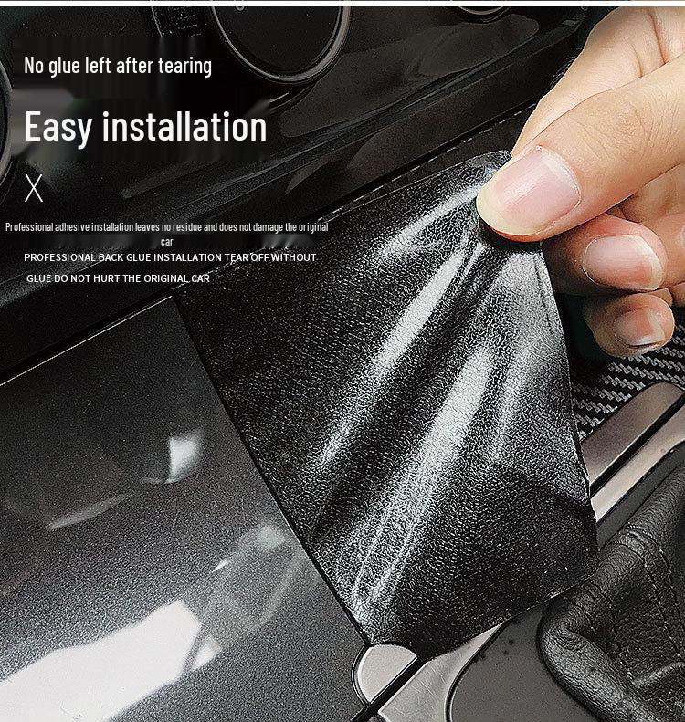 Carbon Fiber Interior Kit for Toyota Venza 2020-2022: Center Console & Anti-Kick Door Protection