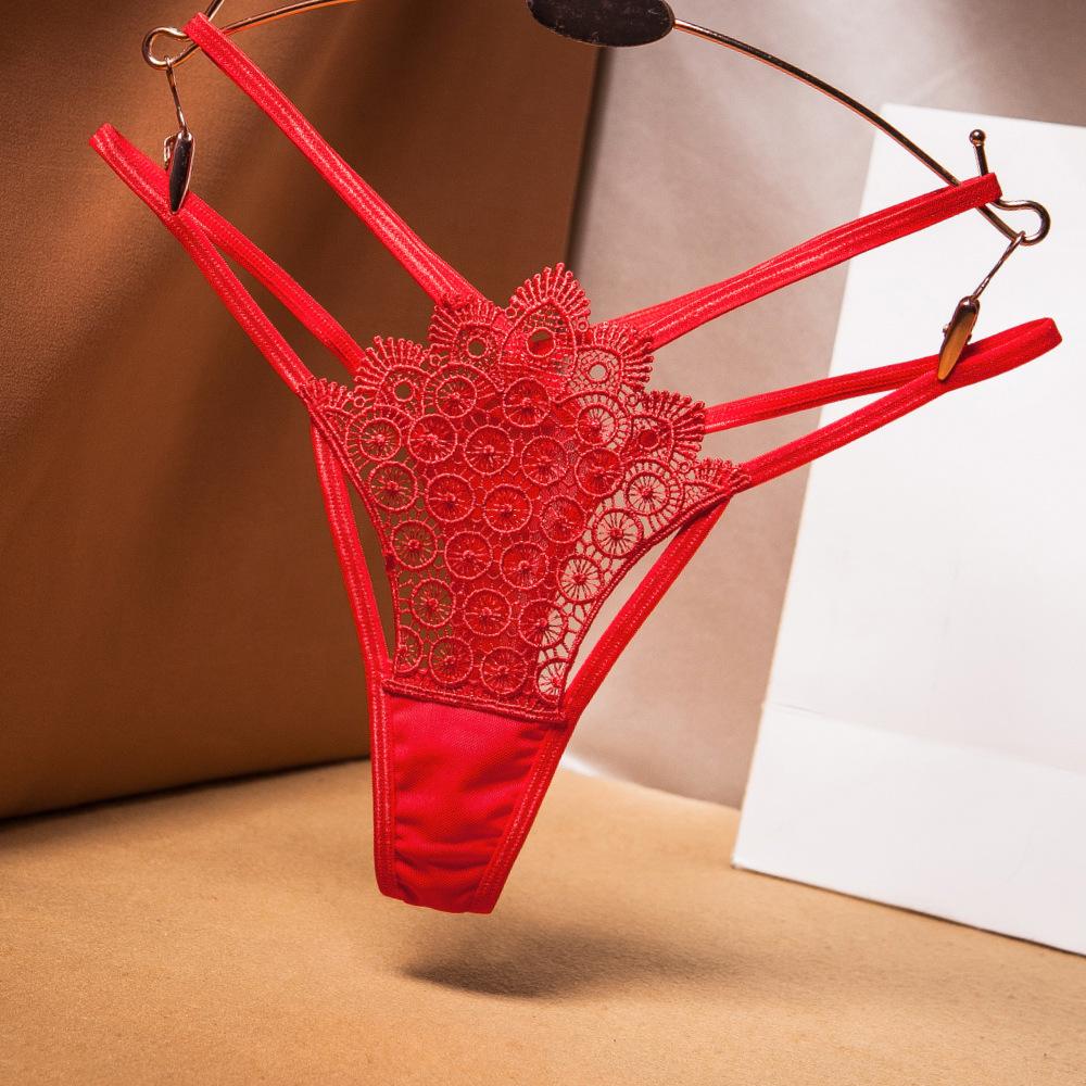 Lace Thin StrapThong Women Low Waist Panties Sexy Underwear 179