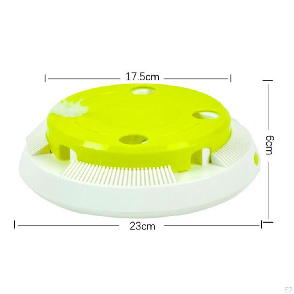 Cat Teaser Fun Playing Degree Rotating Catcher Kitten Interactive Toys