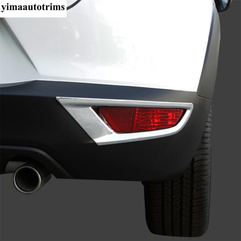 Headlight Eyebrow / Below Grille Strip / Rearview Mirror / Fog Light Lamp Cover Trim Accessories For Mazda CX-3 CX3 2015 -