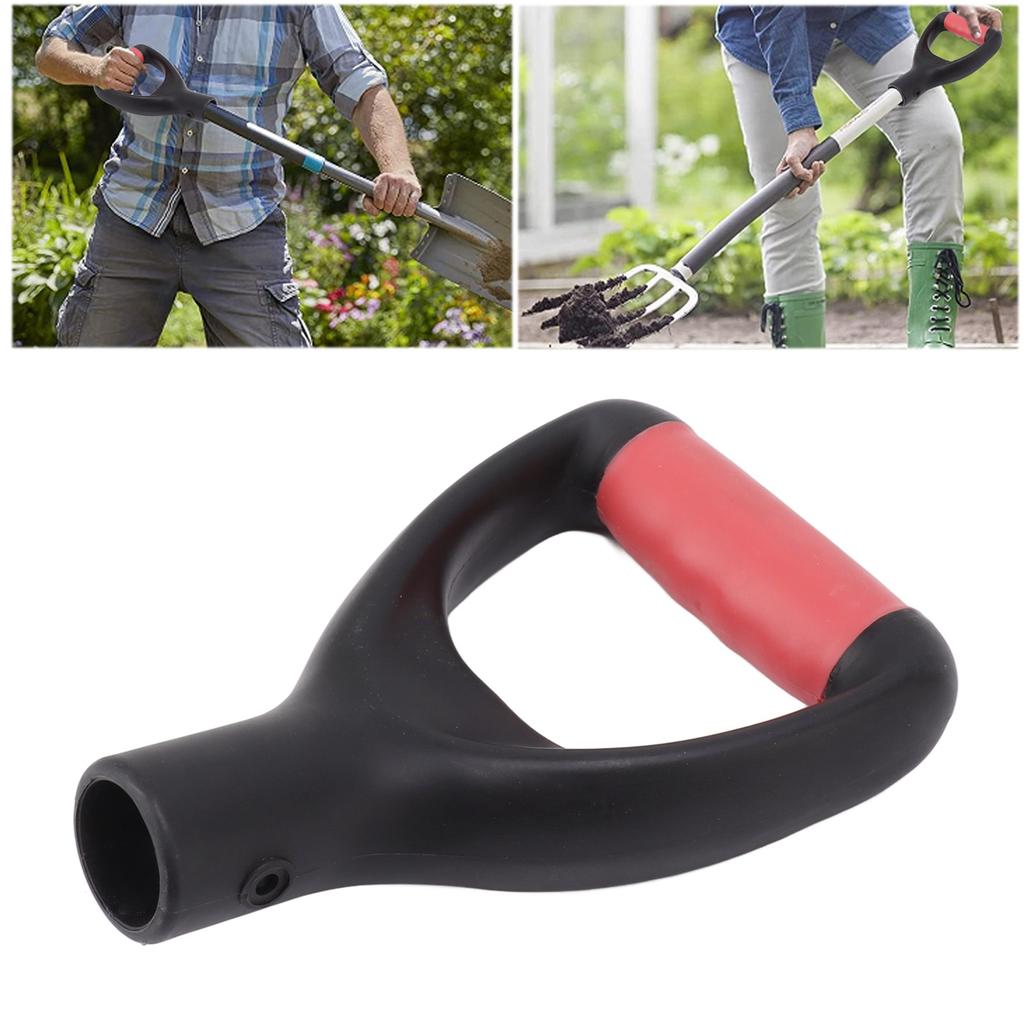 3,2 cm Spadehandtag Ergonomisk Design Multifunktionell Robust Spade D-handtag för Grävning Krattningsverktyg
