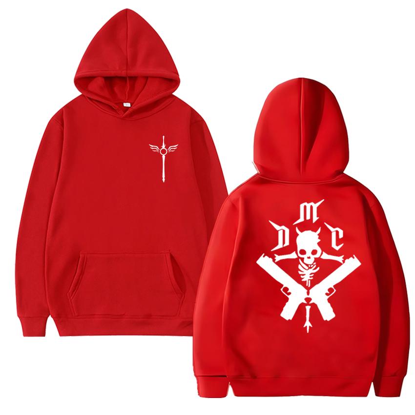 

2025 New in Devil May Cry Game Double Sided Printed streetwear Autumn Winter Unisex vintage Hoodie Men women Fleece pullovers S