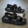 Foreign trade sandals men's summer wear non-slip youth leisure beach sports stepping on shit feeling thick-soled sandals