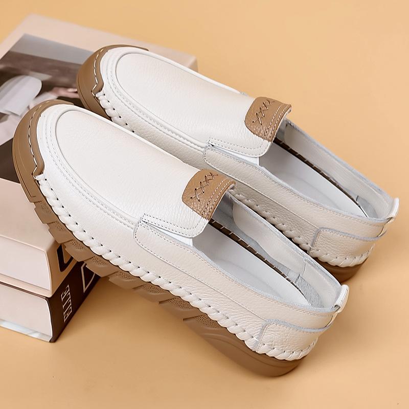 Новые туфли для мужчин Повседневная обувь из натуральной кожи Деловые туфли на плоской — фото 6