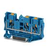 PT 6-twin BU - Blue Through Connector