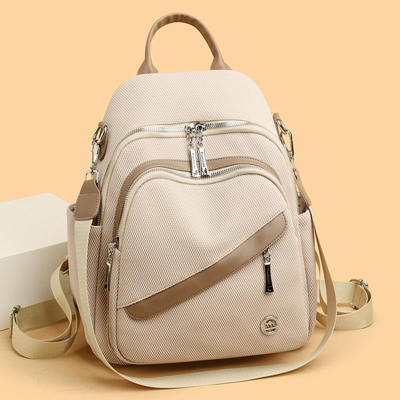 Dual-shoulder Bag - Simple and Casual, Large Capacity, Women's Backpack for Travel and Carrying Books