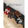 Sheepskin version! Lace-up color matching inner height increase women 2 new retro versatile sneakers women