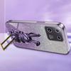 For Xiaomi 13 Cell Phone Case Fashion Glitter Pull-out Kickstand Anti-shock PC+TPU Cover