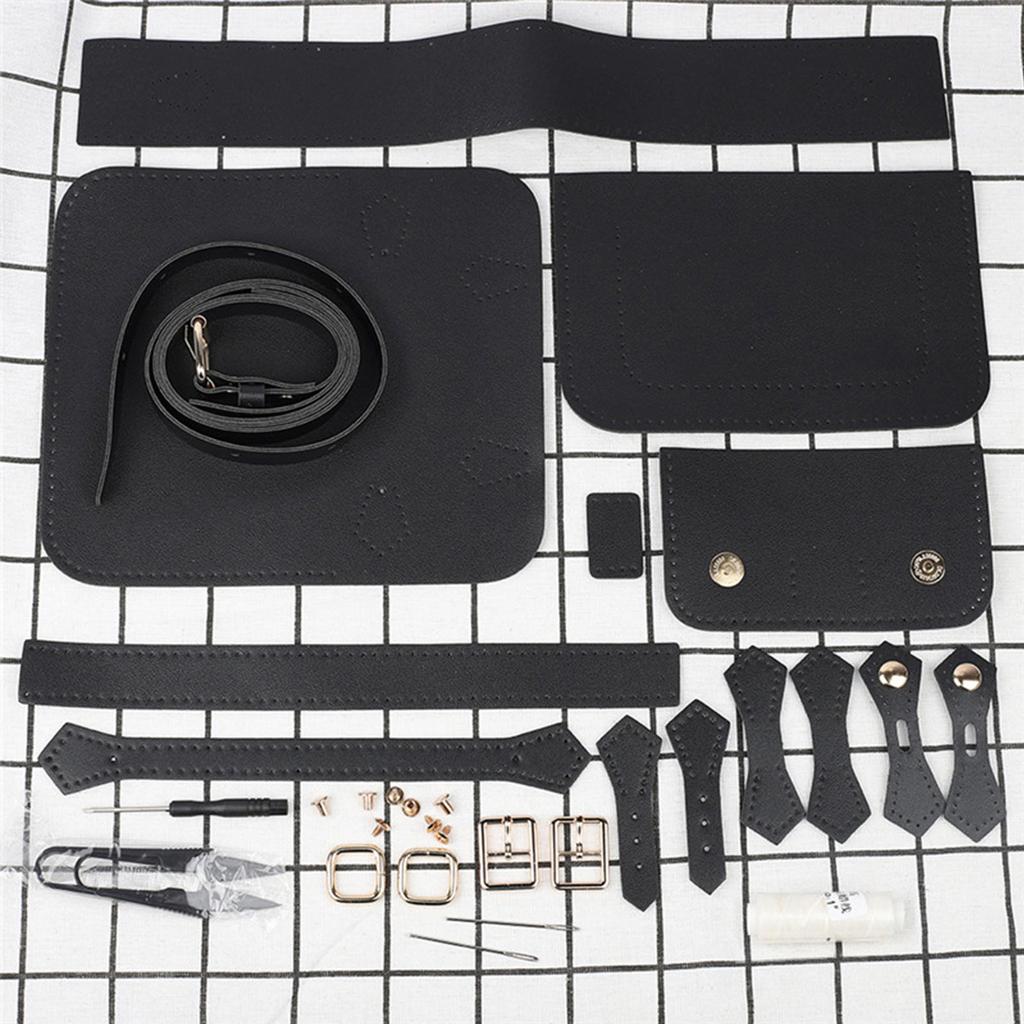 DIY Handmade Bag Retro Style Hand Stitching with Sewing Tools Shoulder Bags
