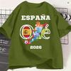 Harajuku T Shirt Summer Spain 2026 Trendy Cool T Shirts Cotton Tee Shirt For Unisex Y2k Retro Big Size Short Sleeve Tops