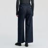BINJORA Women's High-Waist Wide-Leg Duck Down Denim Pants