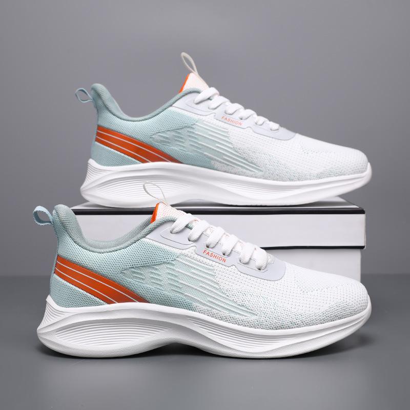 Męskie buty wiosna nowe siateczkowe oddychające dezodorujące buty sportowe męskie wszechstronne buty codzienne ultralekkie miękkie podeszwowe amortyzujące buty do biegania