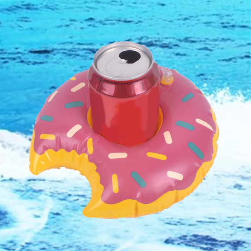 Flamingo Swimming Pool Drink Cup Stand Holder Float Toy Coasters Inflatable Drink Holder For Beverage Bottle Pool Party Kids Toy