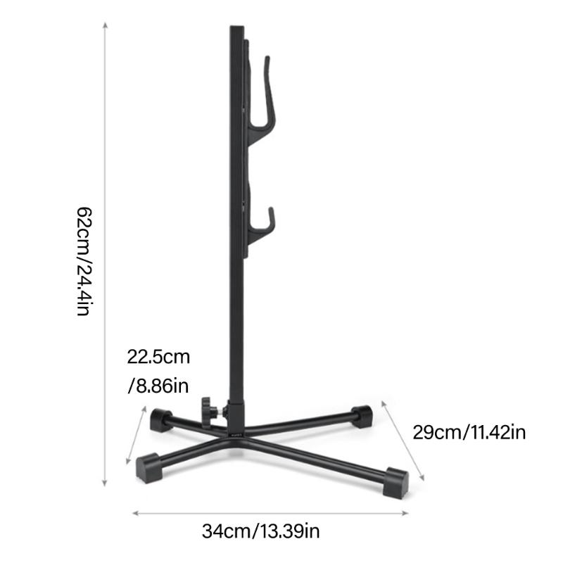 Regulable Height Bicycles Parking Rack Heavy Type Bike Maintenances Stand for Easy Installation and Removal