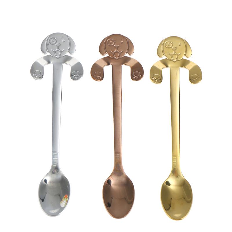 1PC Stainless Steel Cartoon Dog Spoon Dessert Long Handle Coffee&Tea Spoon 1PC Stainless Steel Cartoon Dog Spoon Dessert Long Handle Coffee&Tea Spoon
