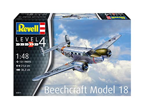 German Revell 1/48 Beechcraft Model 18 Plastic Model 03811