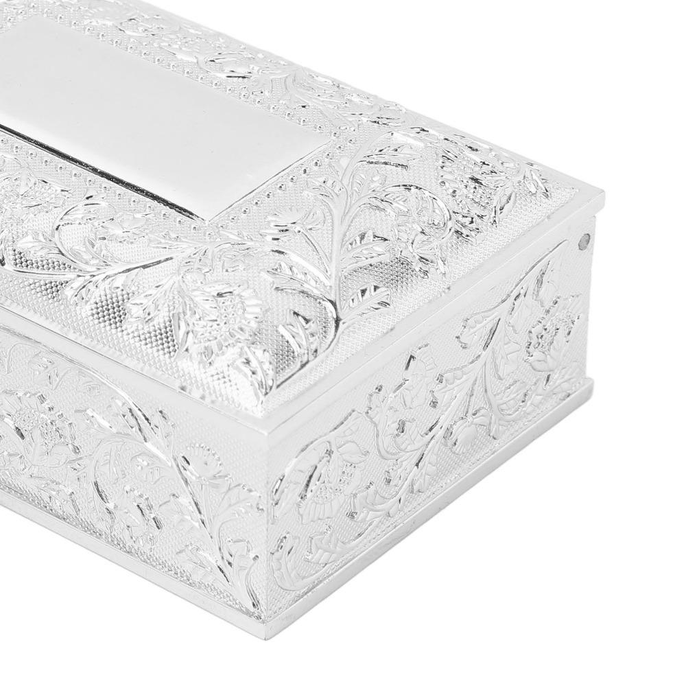 Zinc Alloy Trinket Storage Box Gold Treasure Chest Case Keepsake Box Dressing Table Shelf