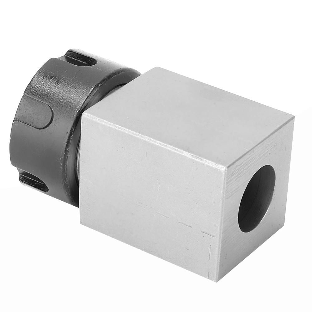 ER25 Collet Block Chuck Collet Holder for Lathe Engraving Machine (Square)