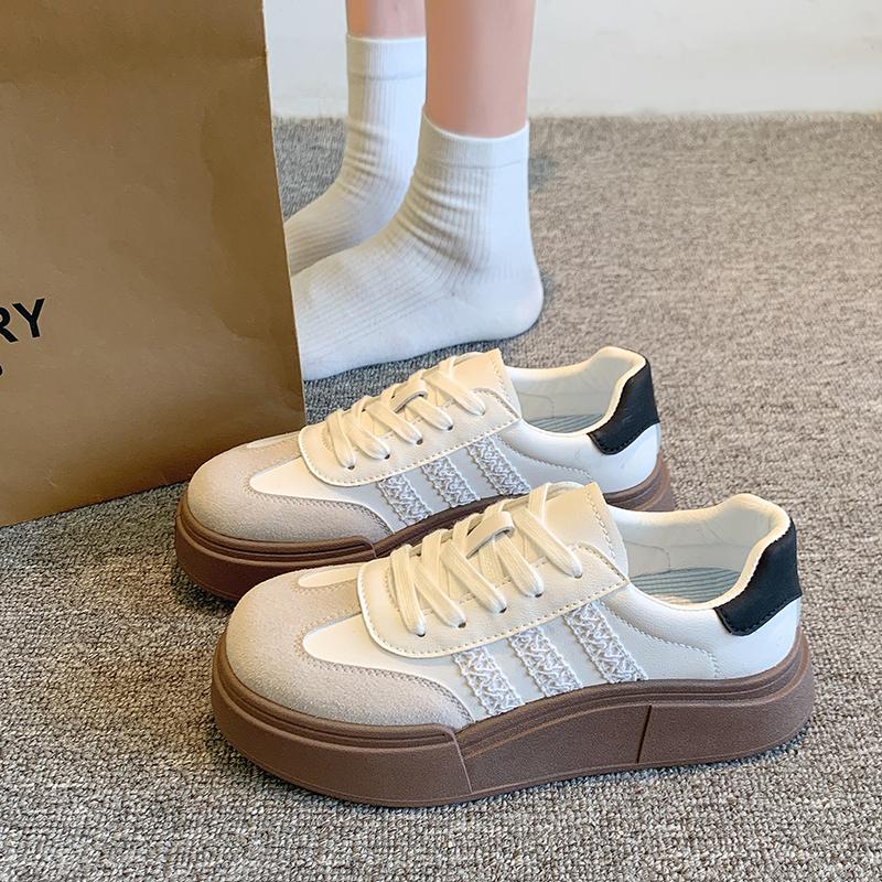 Spring/Autumn Fashion Women Simple Solid Color Casual Shoes New Comfortable Lightweight Board Shoes Sport Shoe