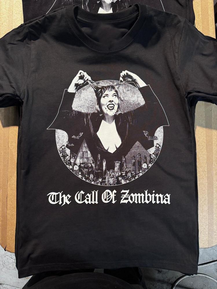 The Call Of Zombina  Zombina and the Skeletones Album Band Gift For Fan Tshirt XXXXL