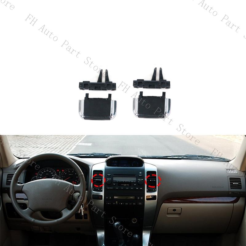 For Toyota Land Cruiser Prado 120 LC120 2003-2009 Front Dashboard Air Conditioner Outlet A/C Air Conditioning Vents Tab Clip