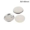 50Set 25-75Mm Metal Badge Pin Button Maker Parts Diy Blank Badge Button Parts For Art Crafts Making Iron-Base Badges Set