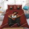 Singer K-Khamari To Dry a Tear Duvet Cover Set Home Style Bedding Soft Laundry Cotton Bed Student Dormitory Gift Home Textile