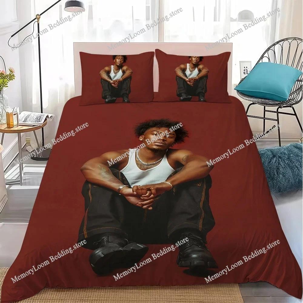 Singer K-Khamari To Dry a Tear Duvet Cover Set Home Style Bedding Soft Laundry Cotton Bed Student Dormitory Gift Home Textile