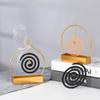 Minimalist Iron Art Hanging Mosquito Coil Holder & Incense Burner