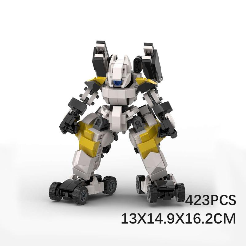 M Building Block Is Compatible With Lego, Attack And Kill Mobile Team Creative Assembly Battle Robot Toy Building Block Ornament Set
