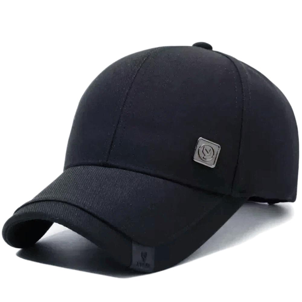 Berretto da Baseball da Uomo con Marchio Metallico Regolabile Cappello Casual Cappellini per Uomo Donna Sport all'Aperto Pesca Cappellini per il Tempo Libero