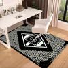 1PC Green Black Borussia Rug Game Carpet, Floor Mat for Bedroom Living Room Entryway Rug, Home Decor Idea Gift for Christmas birthday