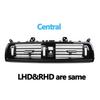 LHD RHD Piano Black Front Air Vents AC Outlet Panel Chrome For BMW 5 Series F10 F11 F18 520i 523i 525i 528i 535i