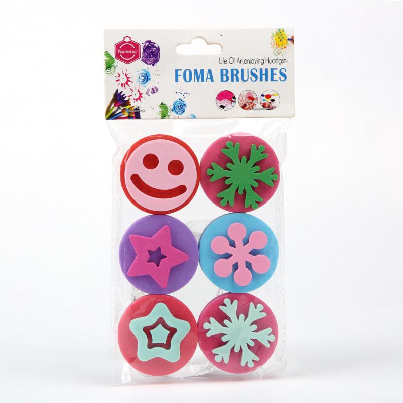 6 Double-sided For Children Seals Graffiti Kindergarten Early Childhood Painting Tools