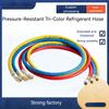 Brass Air Conditioning Refrigerant Charging Hose for R134a Industrial Can Withstand 3000/600 Psi Pressures for Outdoor Park Use