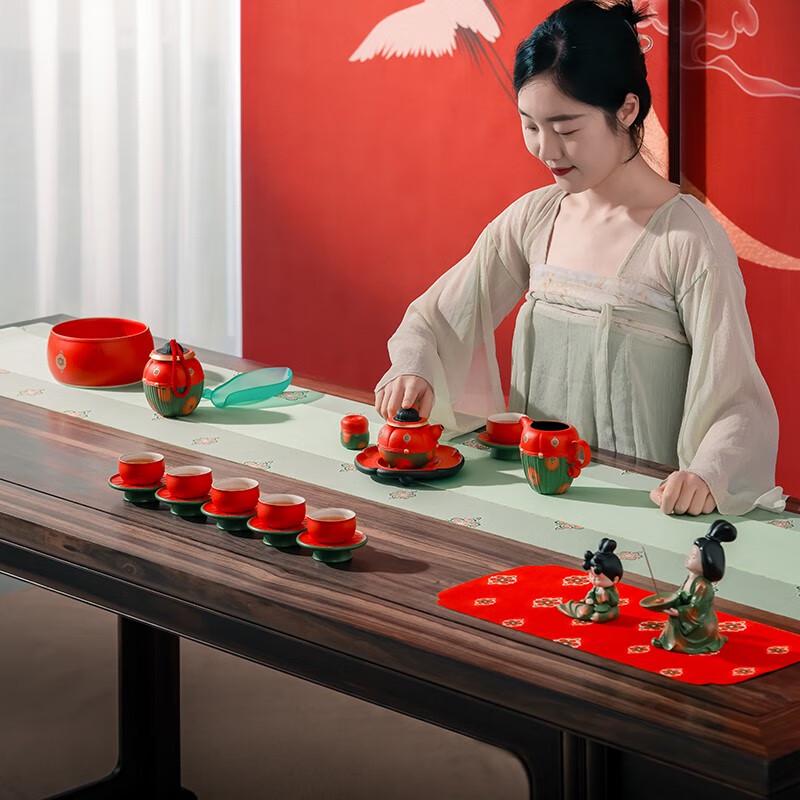 Edenus Tang Palace Glaze Ceramic Tea Set