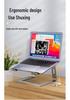 Portable Aluminum Laptop Cooling Stand with Adjustable Height