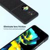 For Huawei Pocket 2 Cross Texture Phone Case Genuine Cow Leather Back Shell