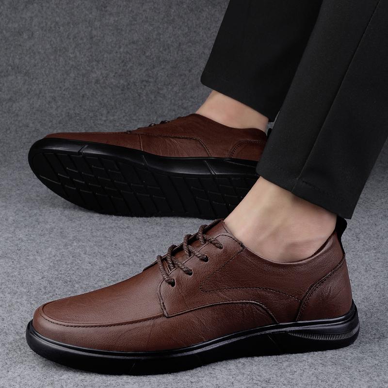 Fashion Men All-match Flats Male Outdoor Casual Footwear Mens High Quality Breathable Sneakers Men's Shoes Genuine Leather Skate Shoes