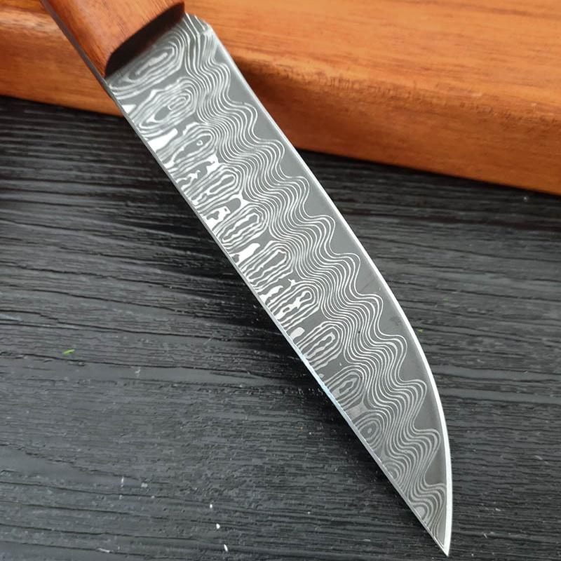 Damaskus Muster Edelstahl Küche Obstmesser Ausbeinmesser Hackmesser Gemüsemesser Cutter