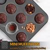 1 szt. Kwadratowa forma do babeczek 6/12 komórkowa Forma na muffinki Forma do babeczek Nieprzywierająca Stal węglowa Forma na muffinki Idealna do piekarnika kuchennego