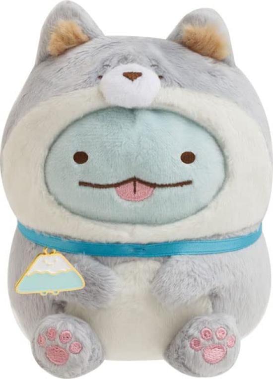

San-X Sumikkogurashi [Puppy and Dog Play] Sitting Plush Toy Lizard MF43601