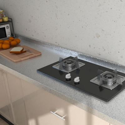60Cm * 1M/3M/5M Kuchenna folia aluminiowa Naklejka olejoodporna, wodoodporna i odporna na wilgoć folia ochronna do kuchenki, tapeta